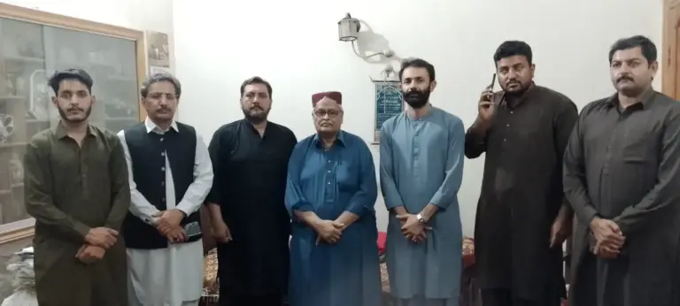 PTV Islamabad Team visitrs Editor Ehsan Ahmed S ehar house