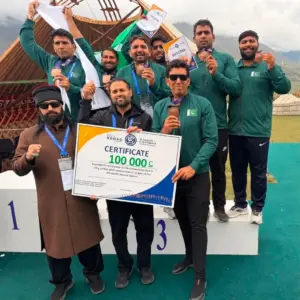 Pakistan Shines at World Nomad Games, Railways Police Constable Yasir Abbas Leads Team to Bronze Medal