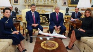 "Trump, Xi Jinping hold key meeting at White House; AI, trade among issues discussed."