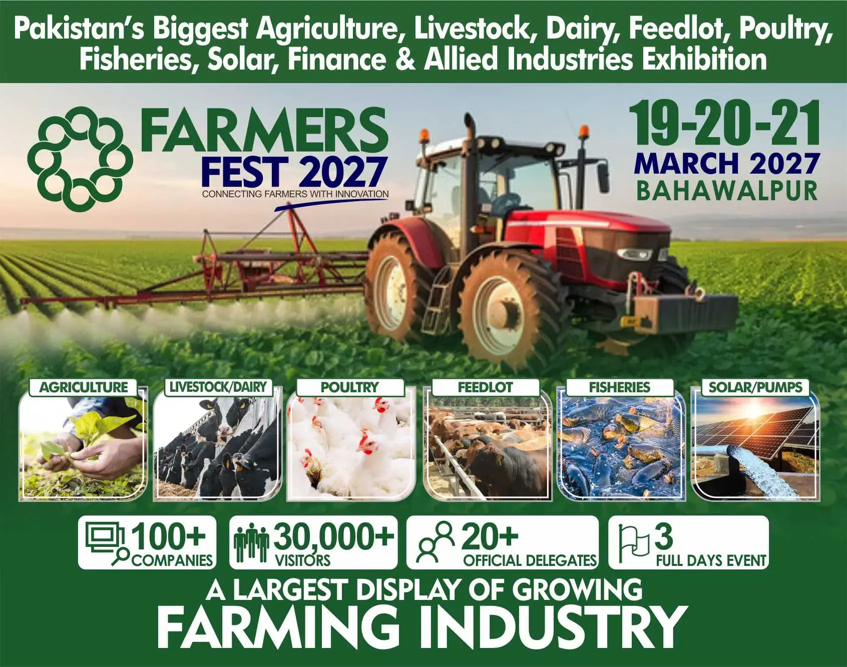 Mega Exhibition "Farmers First" to be held in Bahawalpur to Raise Awareness About Modern Farming Technologies and Profitable Farming